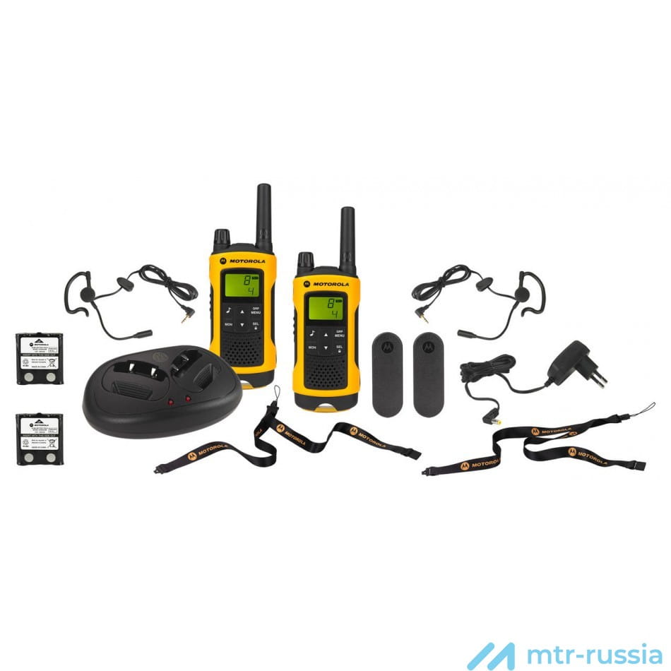 Радиостанции Motorola TLKR T80EX TWIN PACK P14MAA03A1BF - Рации  любительские в фирменном магазине MOTOROLA